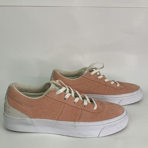 Converse All Star Peach Suede Sneakers - Picture 5 of 10